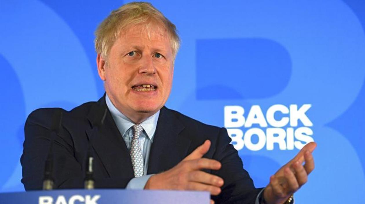 El exministro británico de Exteriores Boris Johnson.