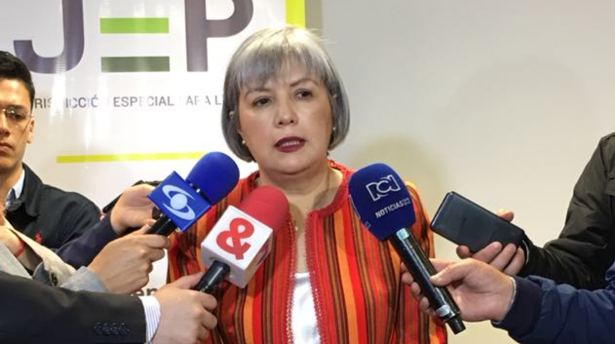 Patricia Linares, presidenta de la JEP.