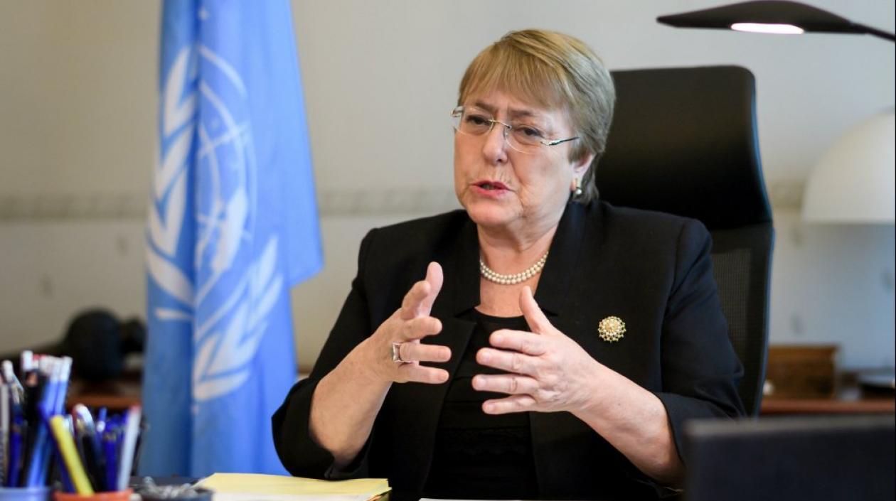 Michelle Bachelet, alta comisionada de la ONU para los derechos humanos.