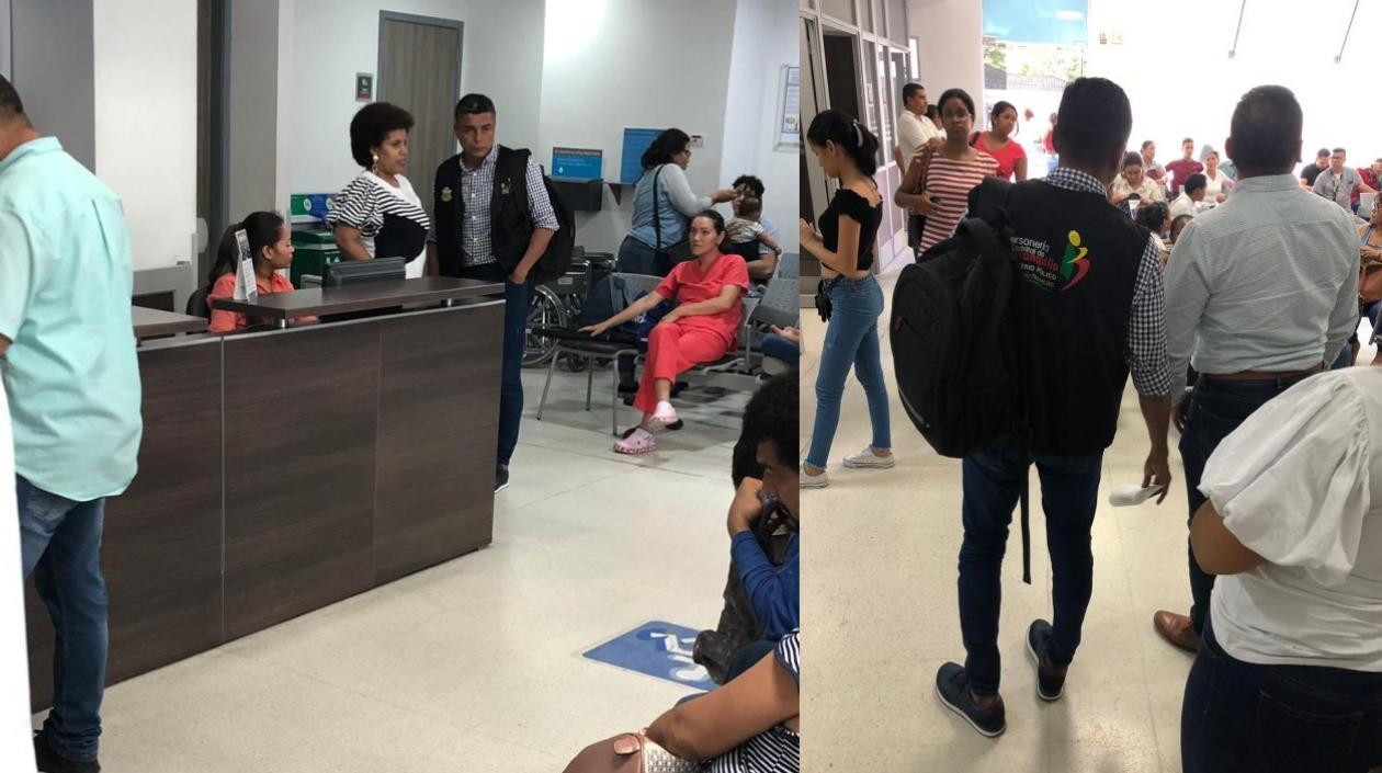 Personería de Barranquilla estuvo en las urgencias de Sura en su papel de vigilante de los derechos de los ciudadanos.