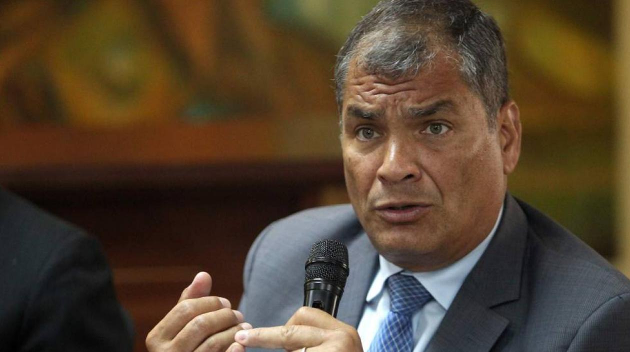 Rafael Correa, expresidente de Ecuador.
