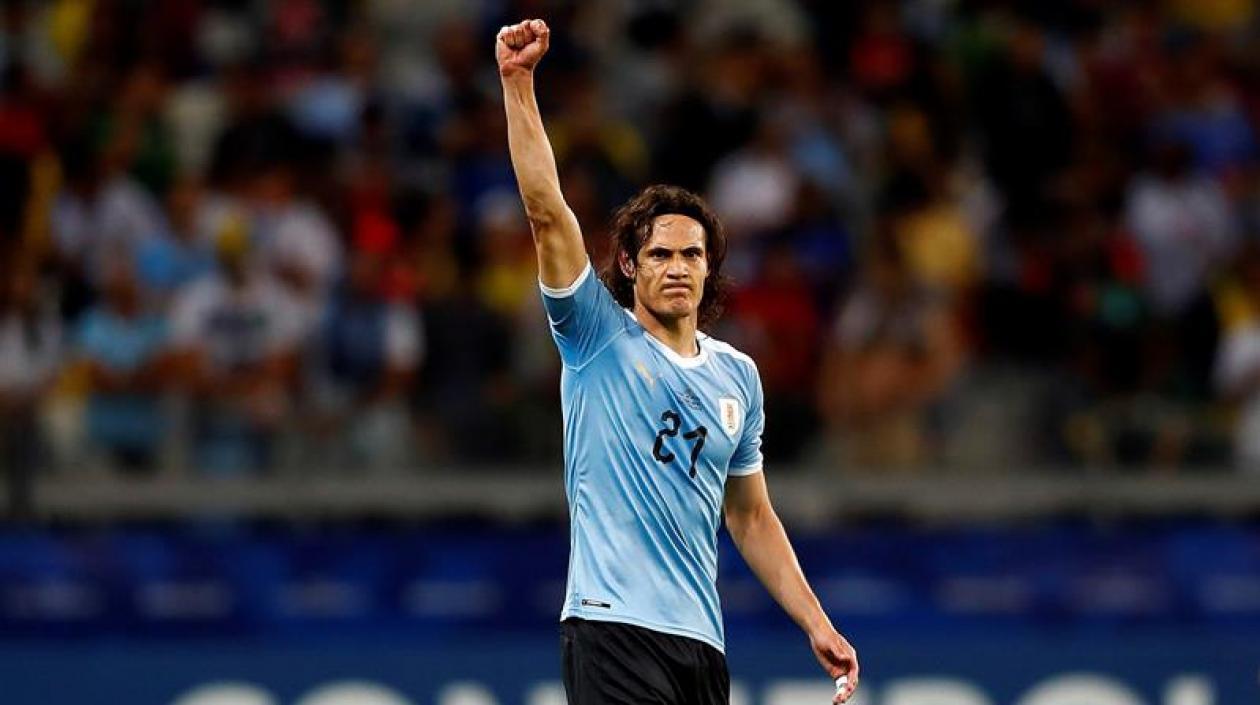 El delantero uruguayo Edinson Cavani.