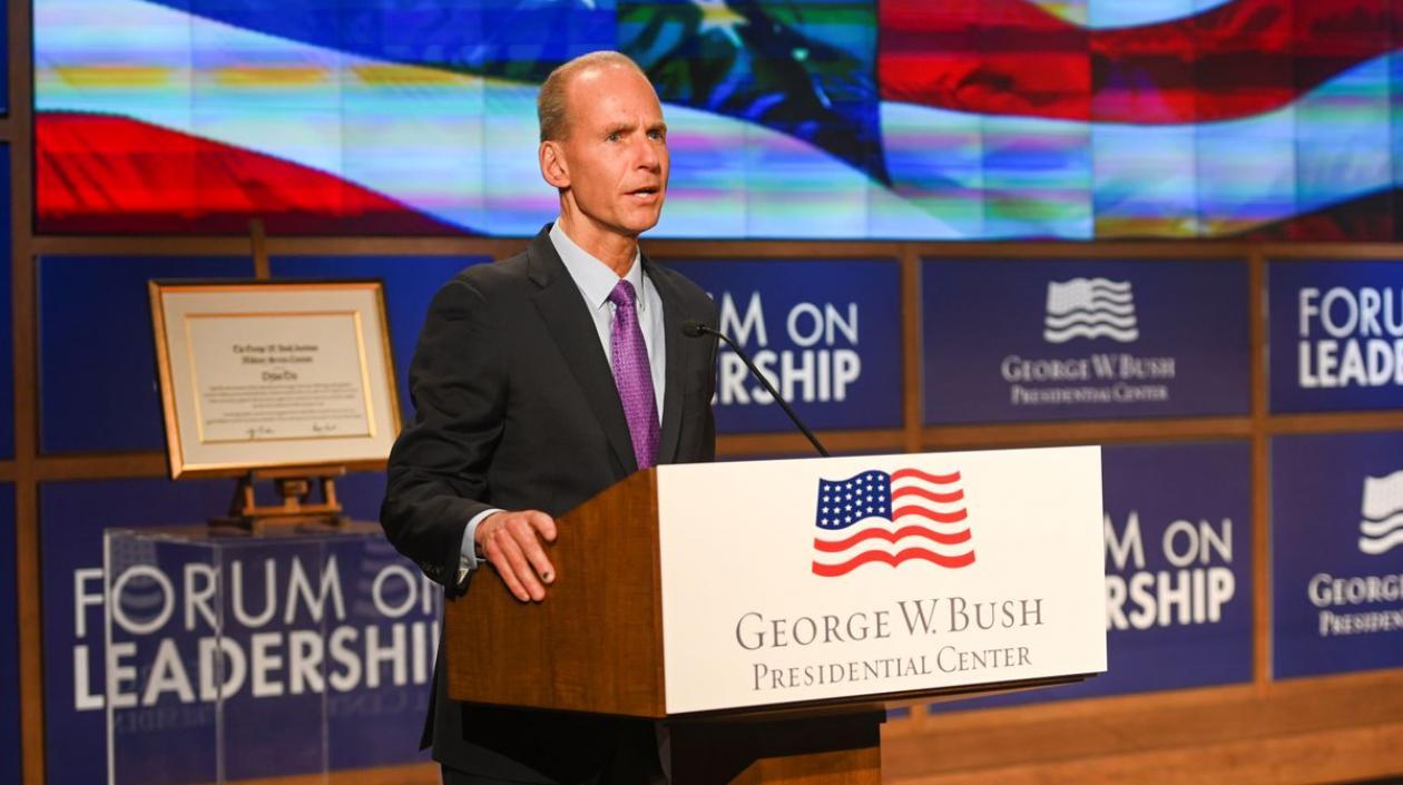 El consejero delegado de Boeing, Dennis Muilenburg.