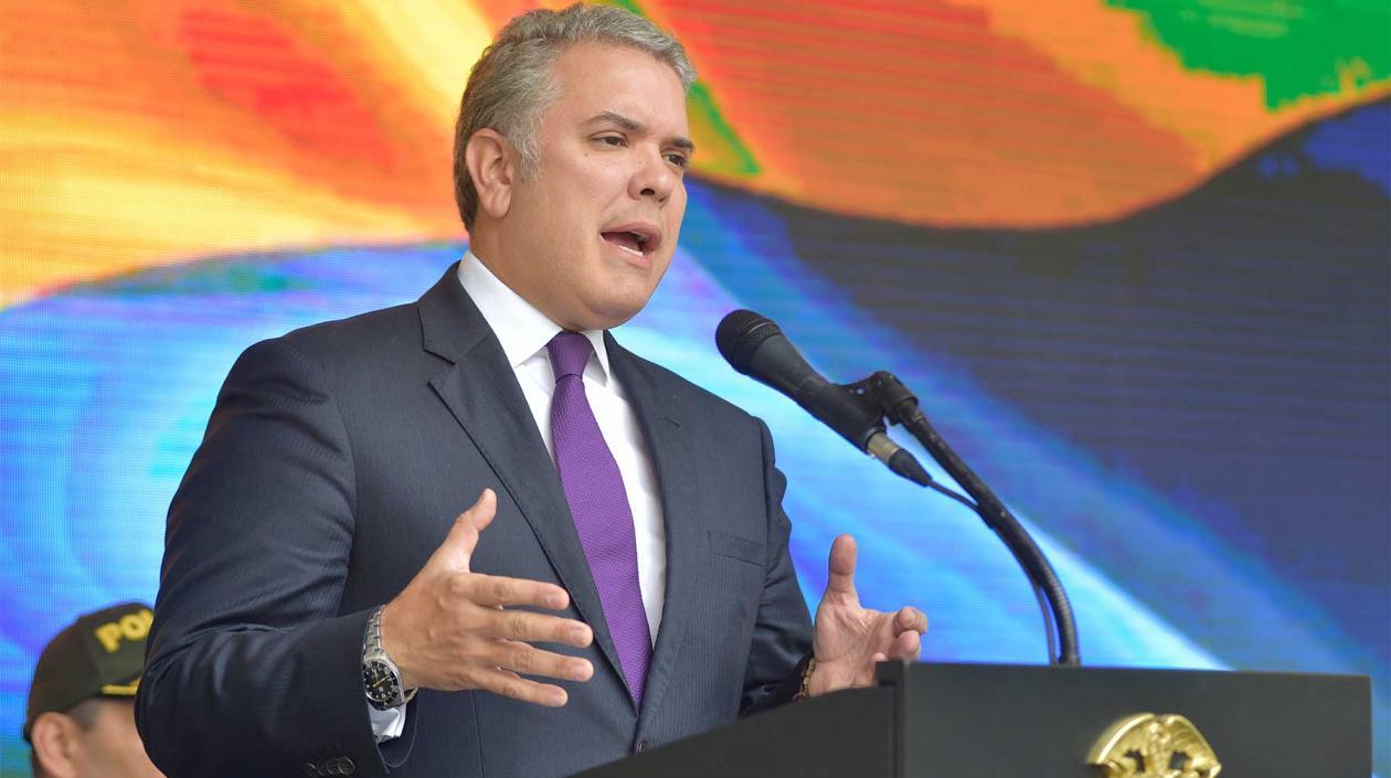 El Presidente de la República, Iván Duque.