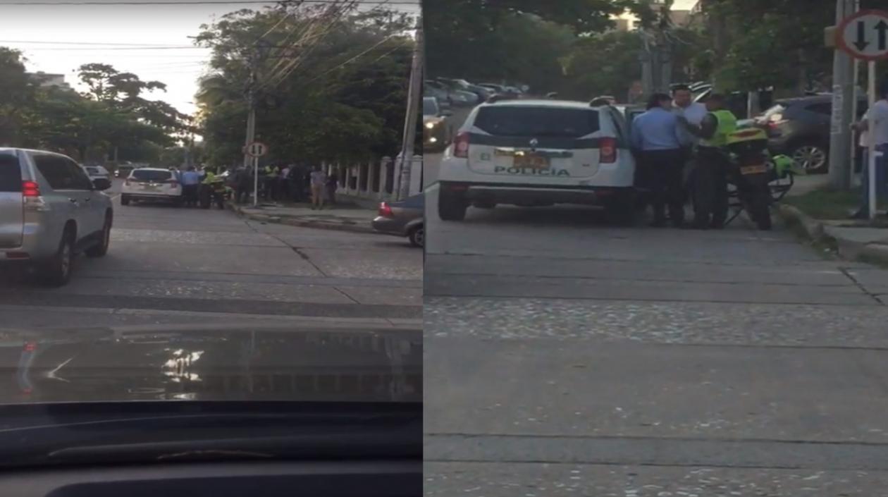 Momento del arresto al representante legal de Electricaribe.