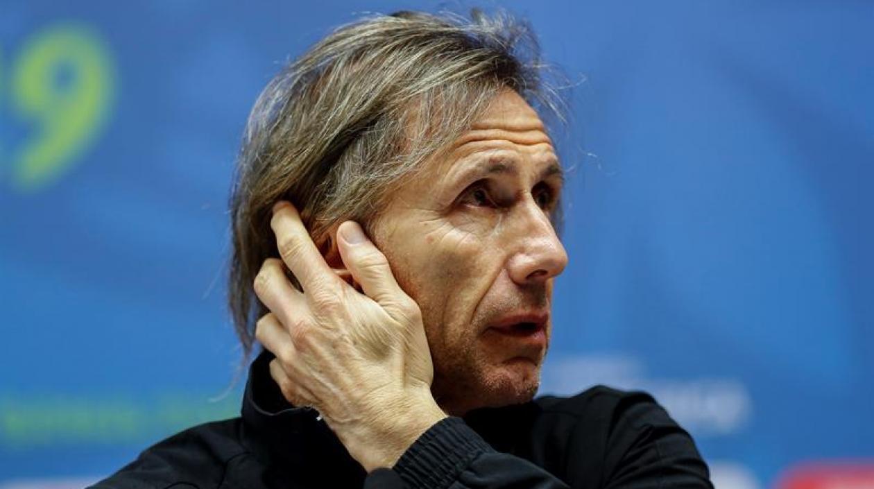 El seleccionador de Perú, Ricardo Gareca.