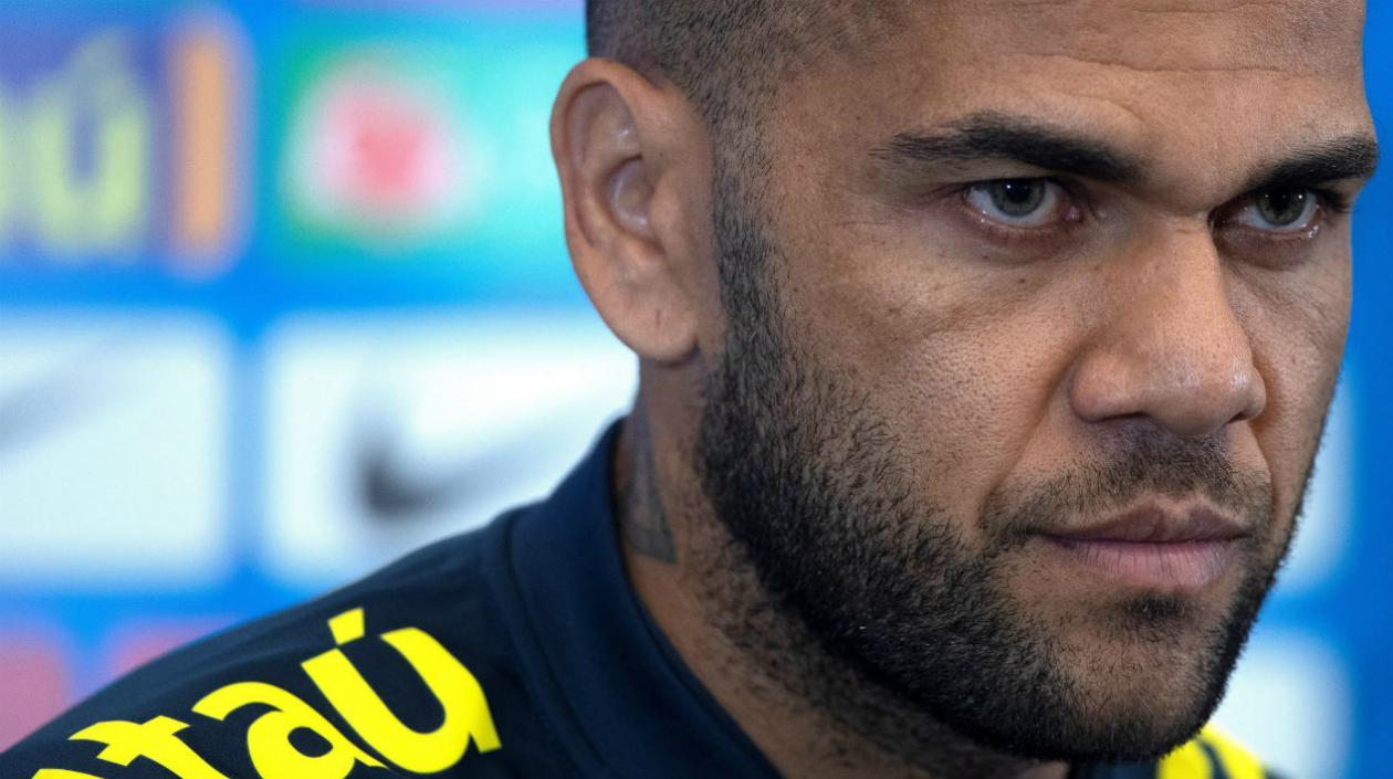 Dani Alves, jugador brasileño. 