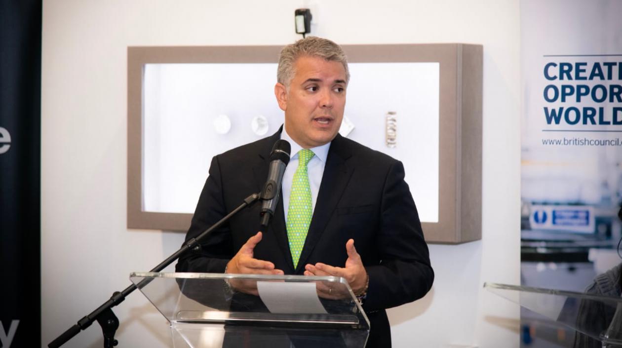 El Presidente de la República, Iván Duque.