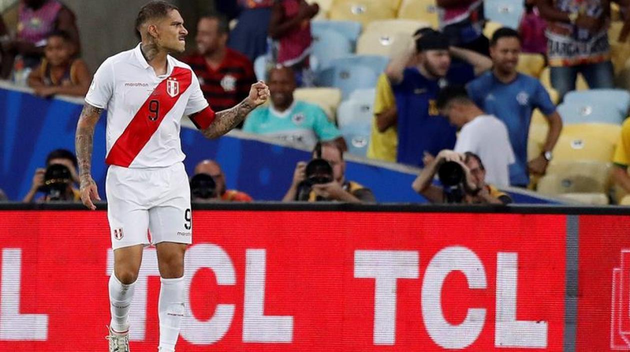 El delantero peruano Paolo Guerrero.