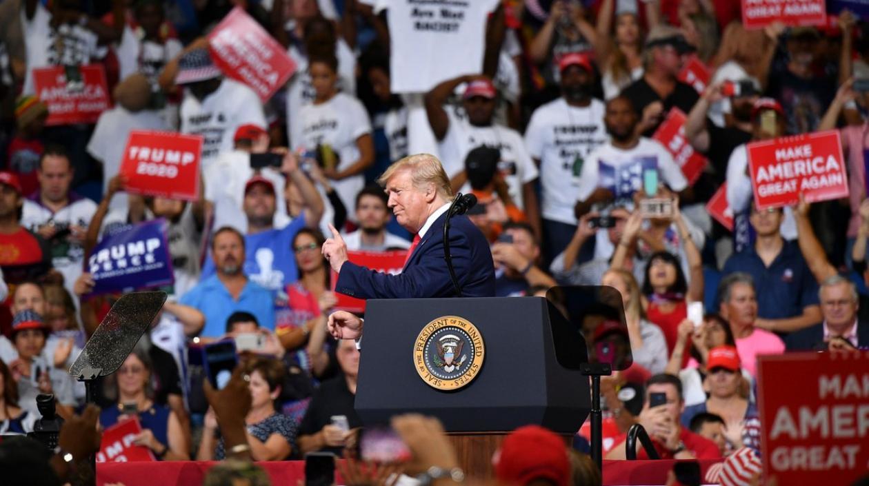 Donald Trump, presidente de los Estados Unidos.