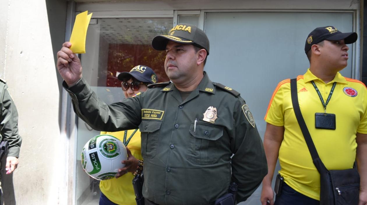 El coronel Yecid Peña.