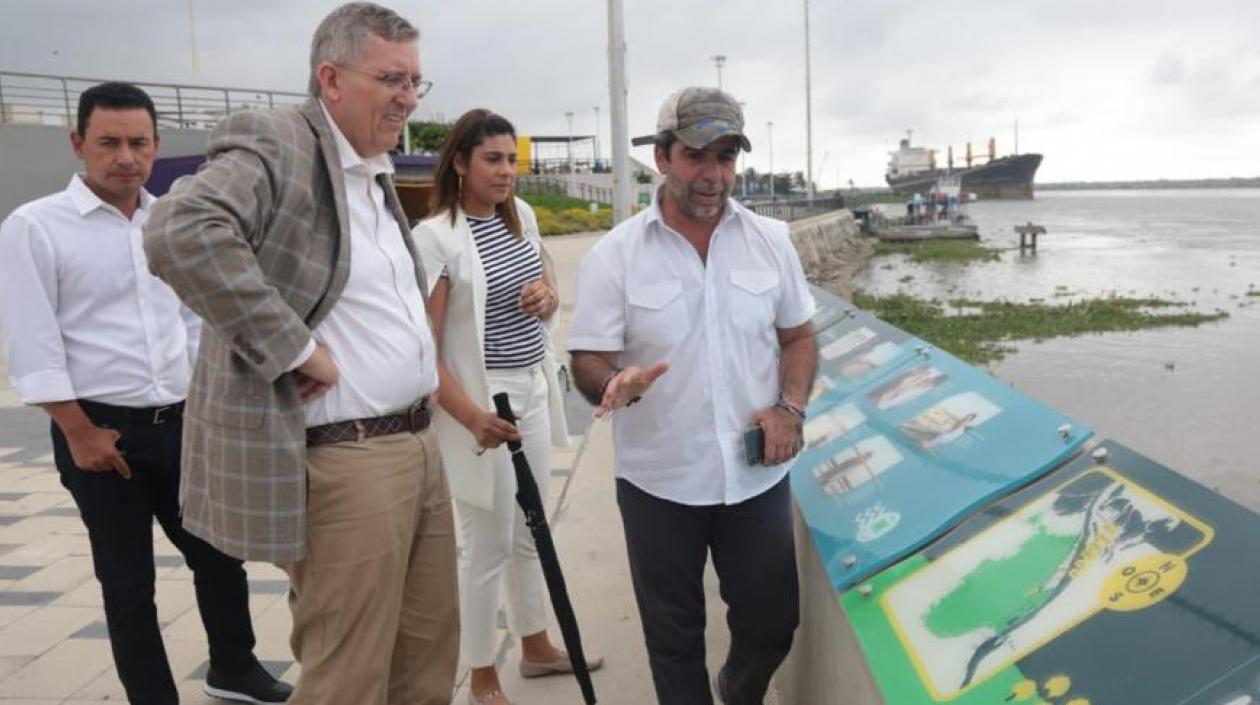 Profesor Donald Webster, del Instituto de Tecnología de Georgia, de visita en Barranquilla.