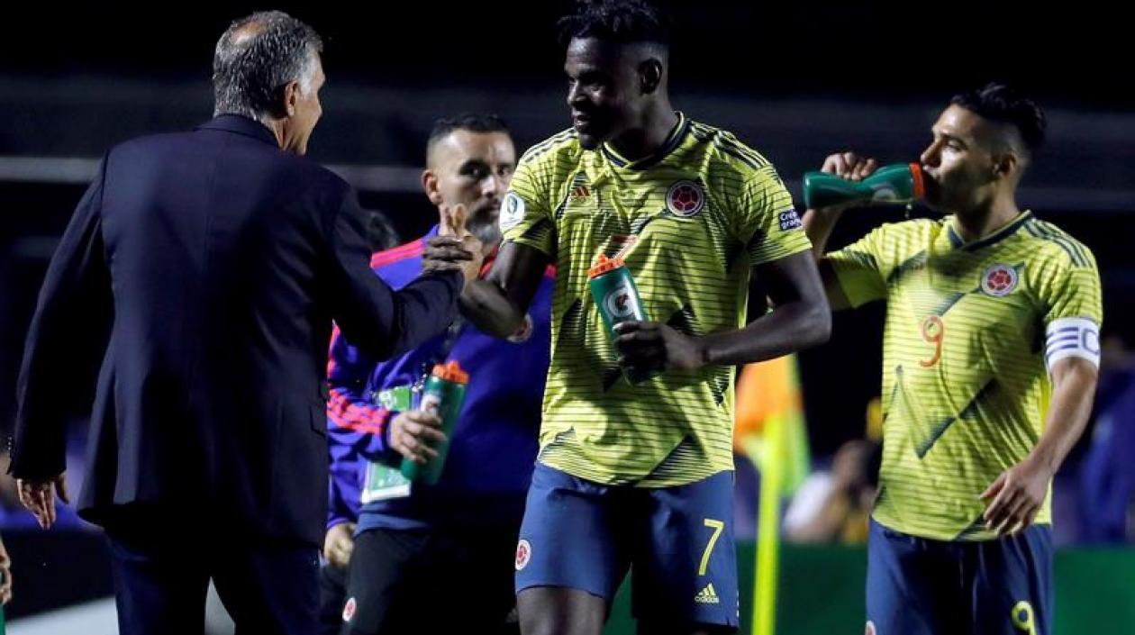 Duván Zapata y Falcao García.