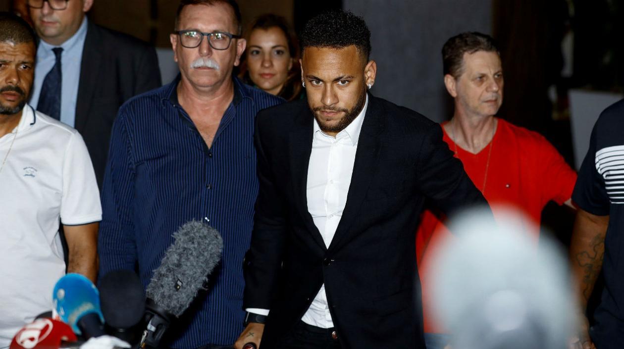 Neymar, delantero brasileño. 