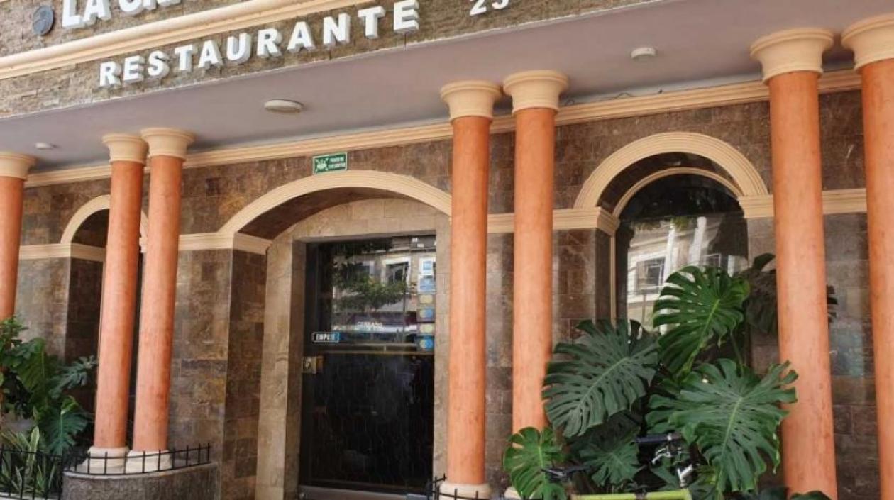Restaurante donde ocurrieron los hechos en Santa Marta.