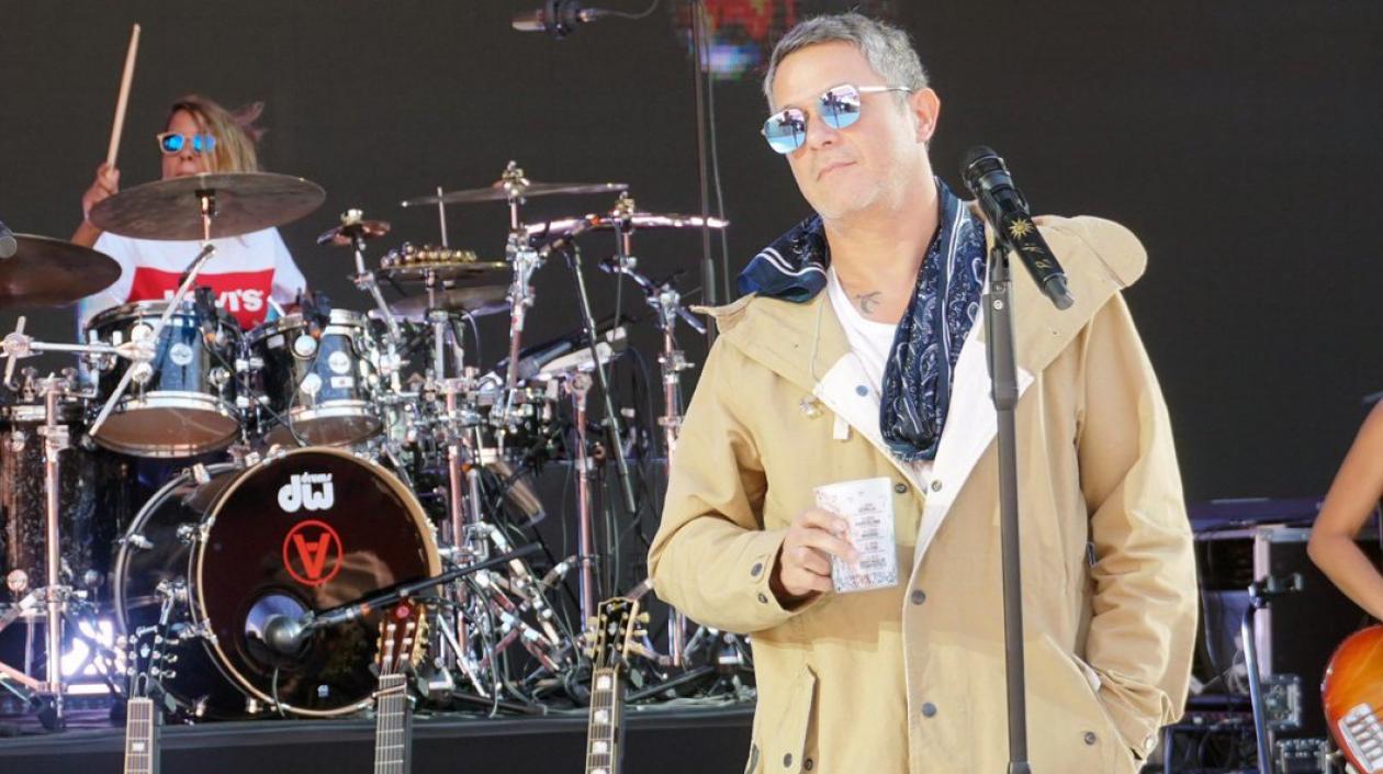 El cantante Alejandro Sanz.