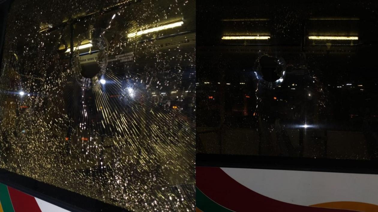 Así quedó el alimentador de Transmetro.