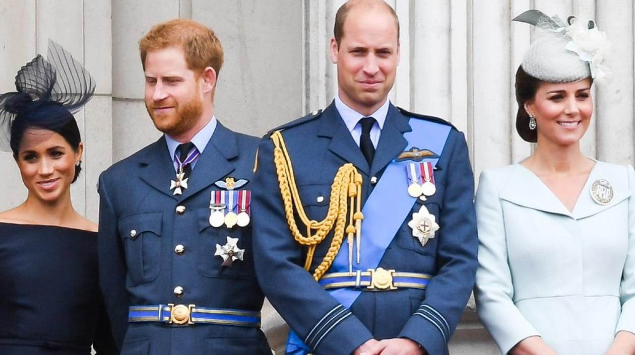 Los duques de Sussex y los de Cambridge.