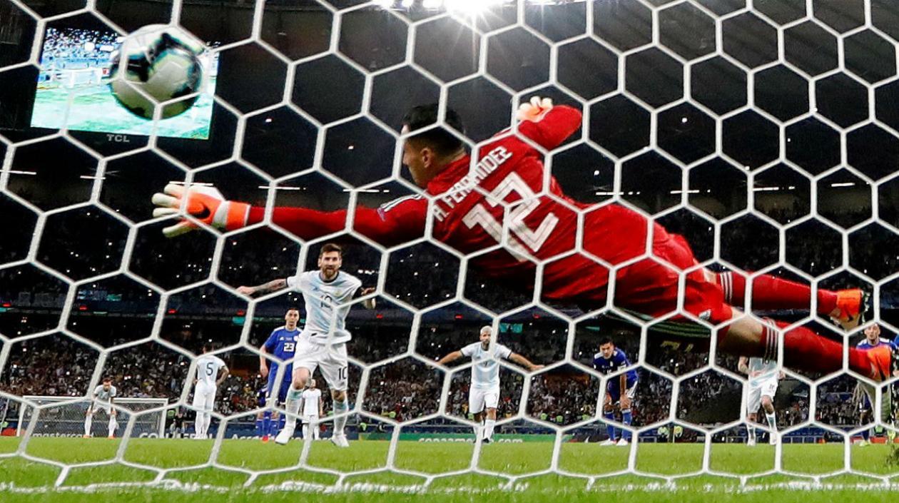 Gol de Lionel Messi en la presente Copa América. 