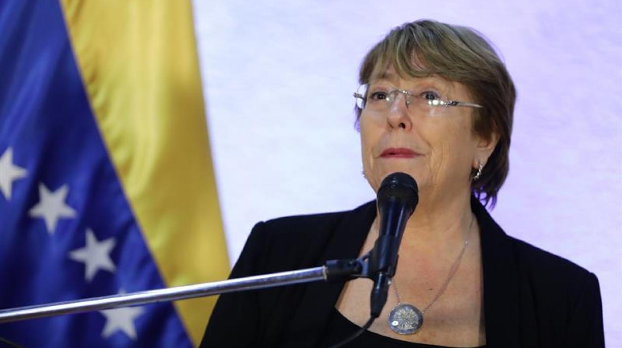 La alta comisionada de la ONU, Michelle Bachelet.