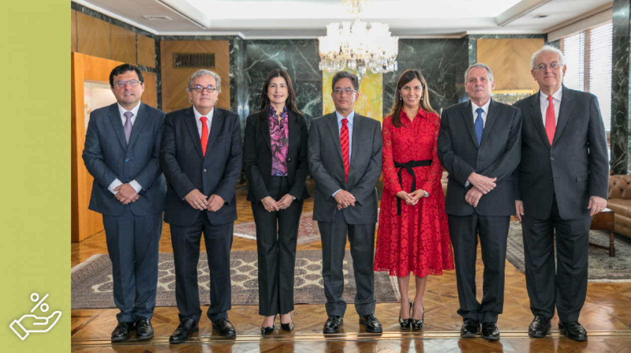 Miembros de la Junta del Banco de la República.