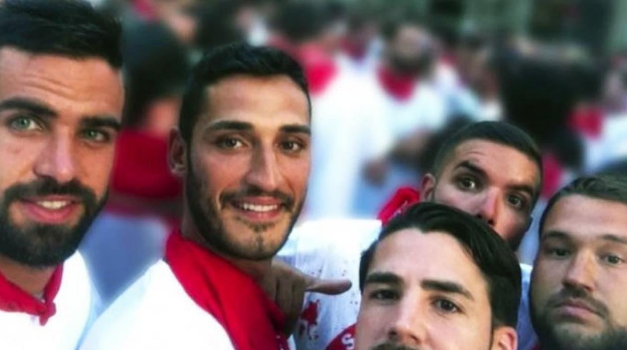 Integrantes de La Manada.