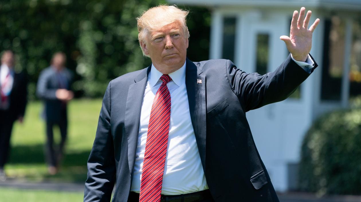 Donald Trump, presidente de los Estados Unidos.