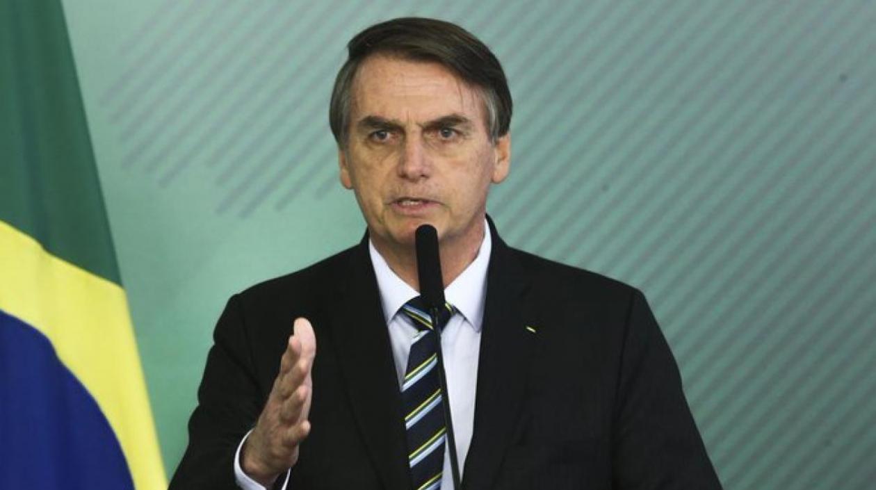 El presidente de Brasil, Jair Bolsonaro.