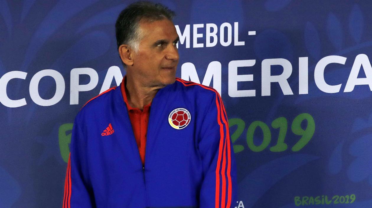 Carlos Queiroz, técnico portugués de la Selección Colombia. 