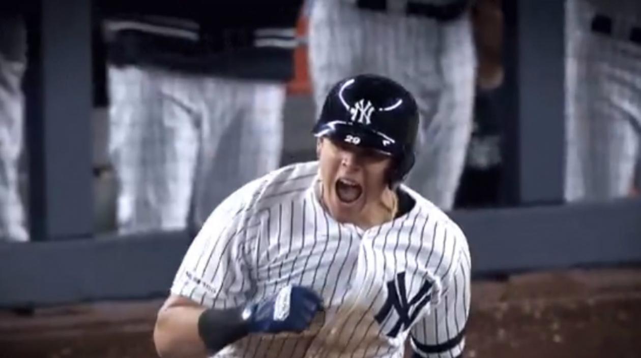 Giovanni Urshela, pelotero colombiano. 