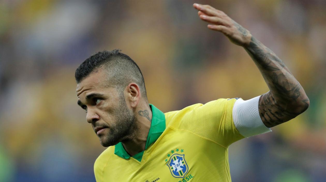 Dani Alves, jugador brasileño. 