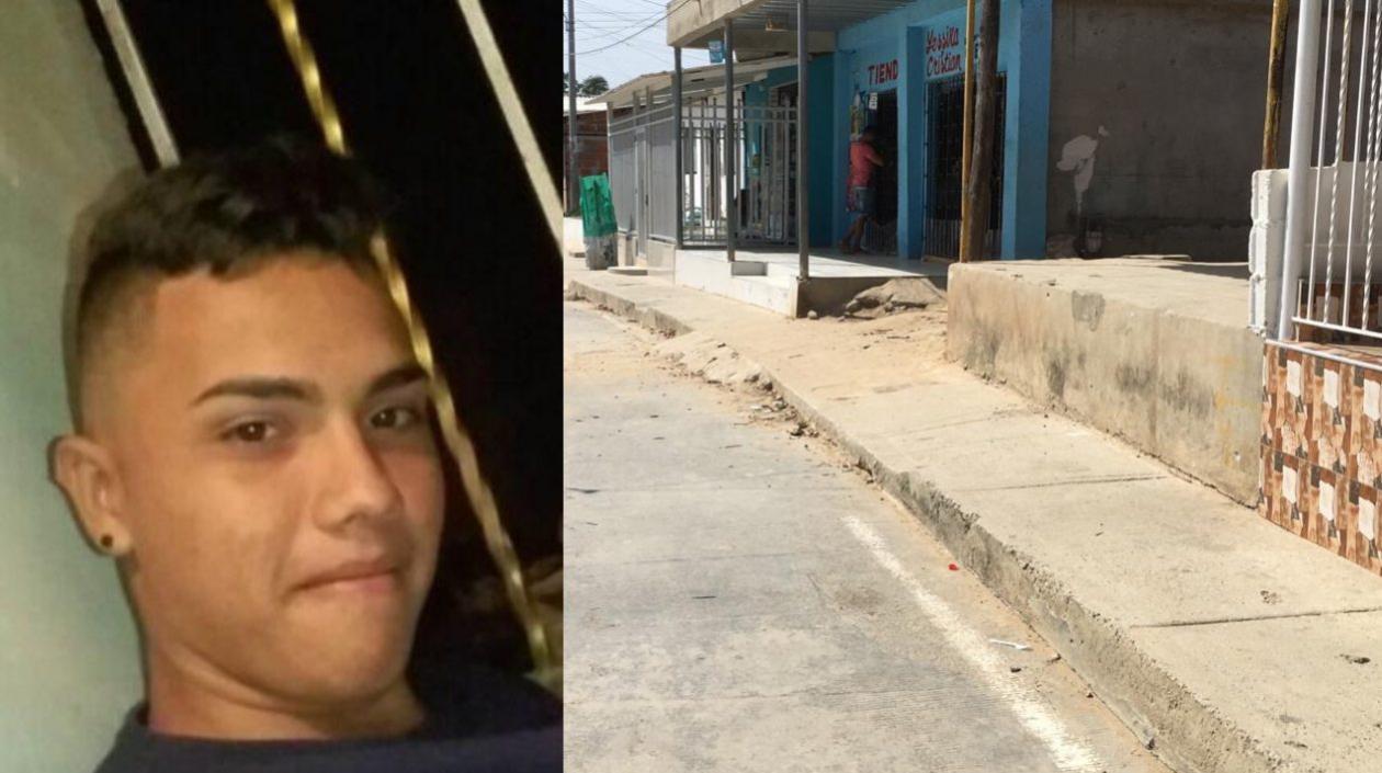 Brayan Vega, a la izquierda, fue asesinado en el barrio Santa María.