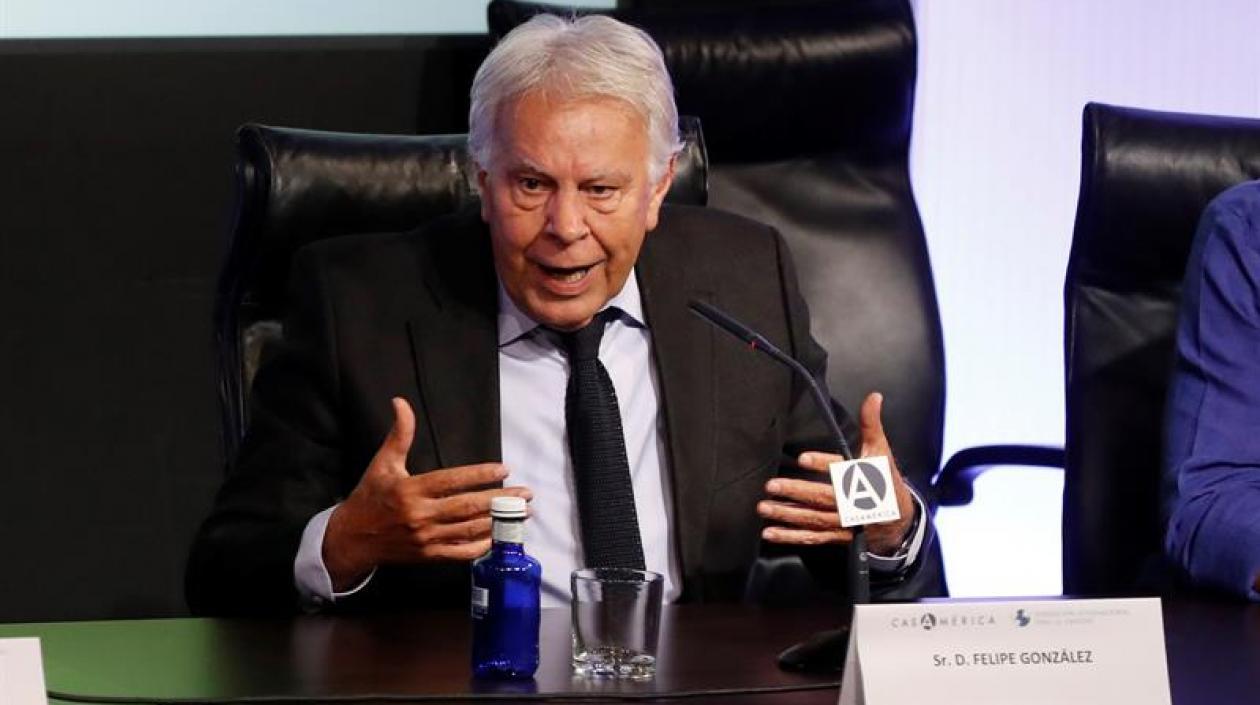 El expresidente del Gobierno español Felipe González.