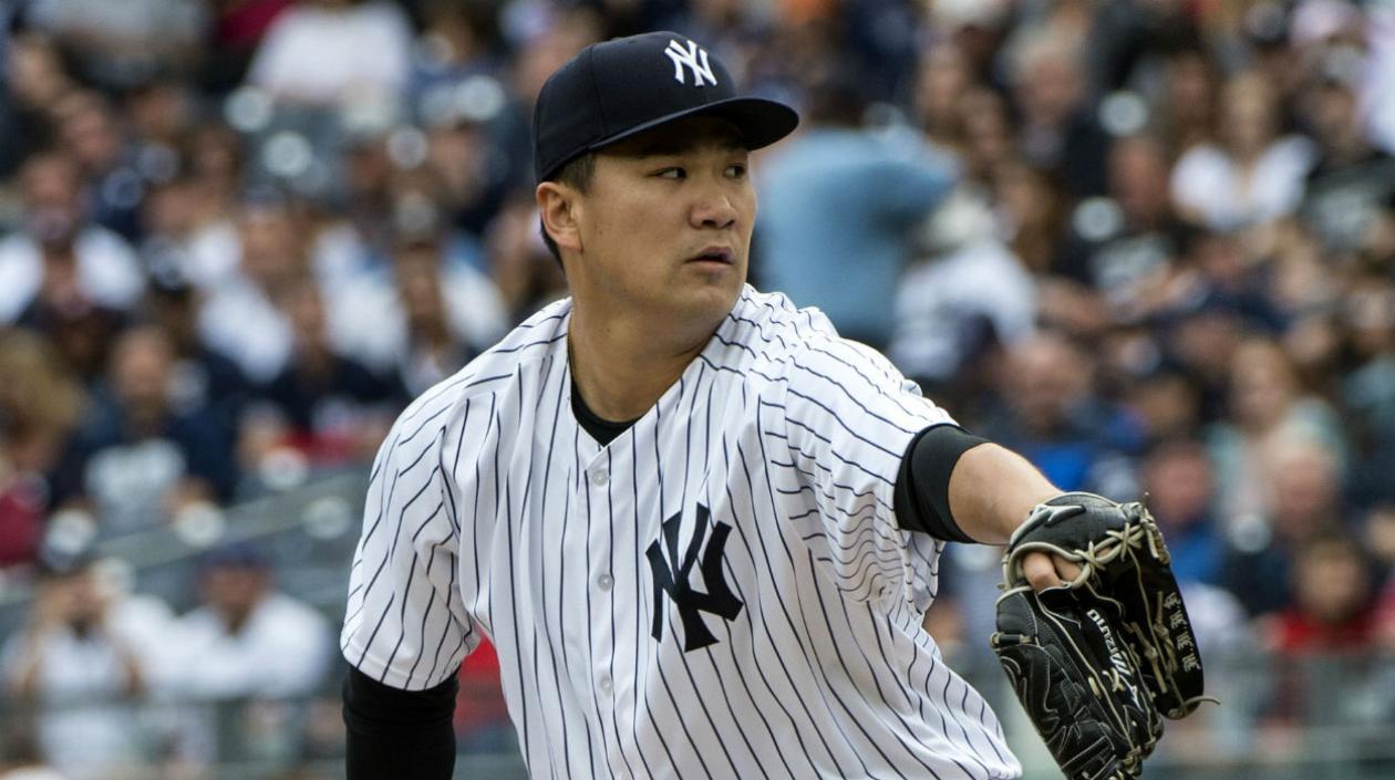 Masahiro Tanaka, lanzador de los Yankees. 