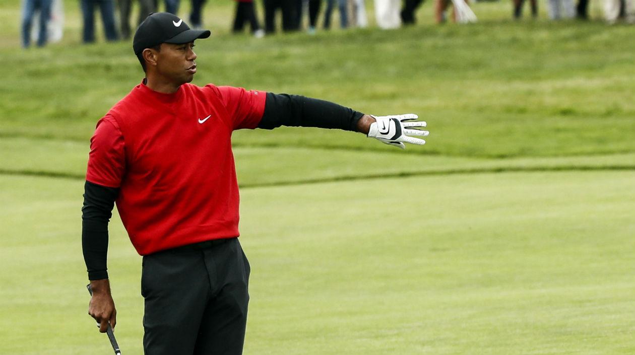 Tiger Woods, golfista norteamericano. 