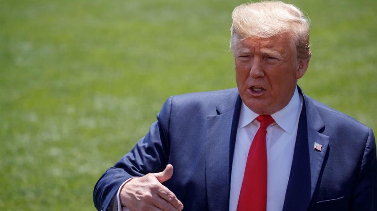 Donald Trump,  presidente estadounidense.