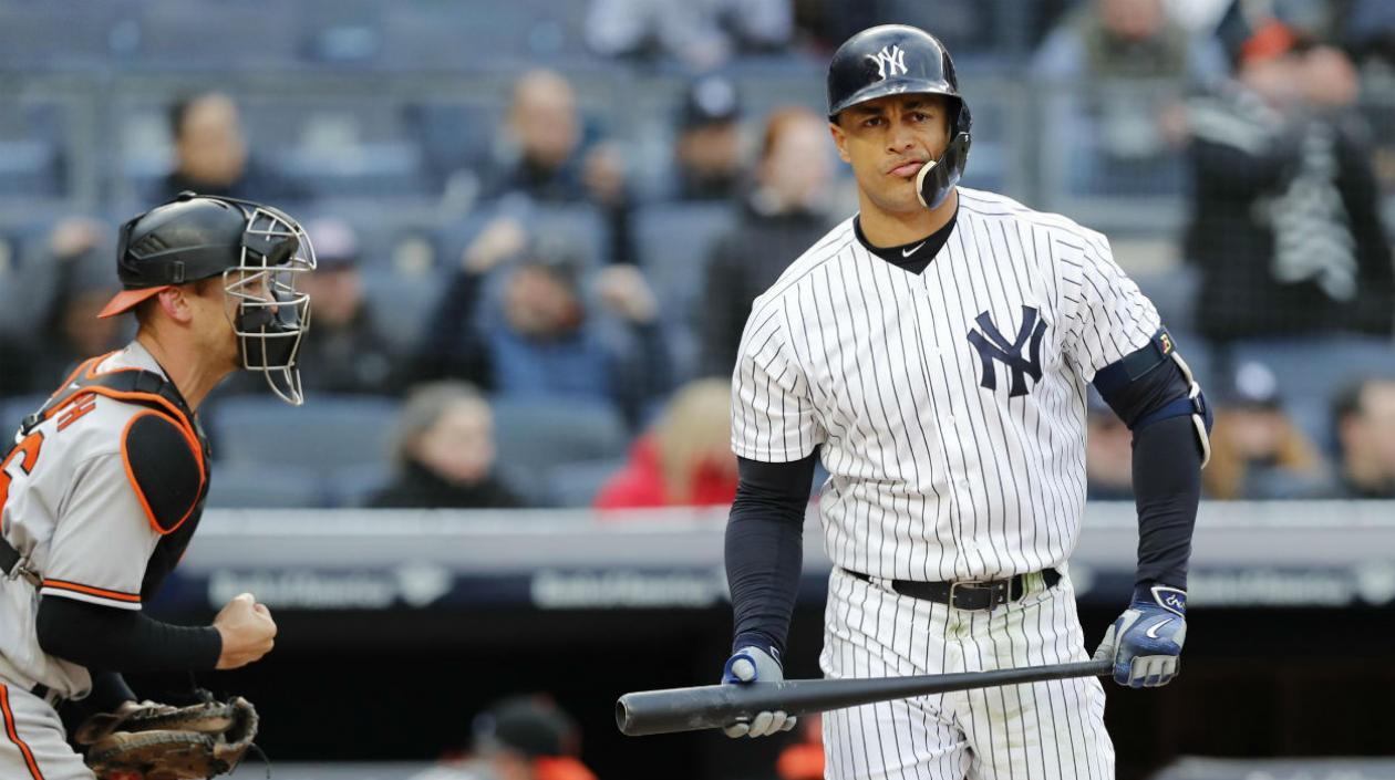 Giancarlo Staton, pelotero de los Yankees. 