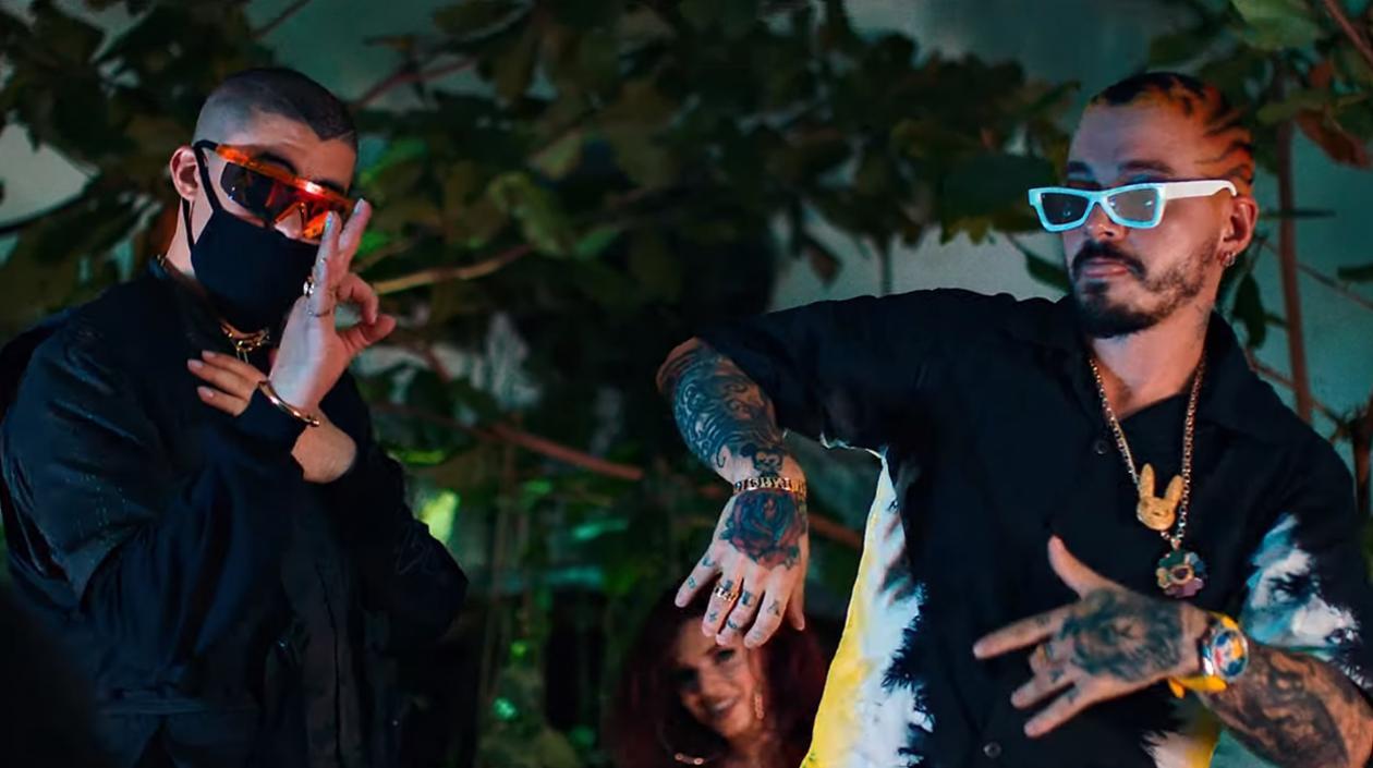J Balvin y Bad Bunny