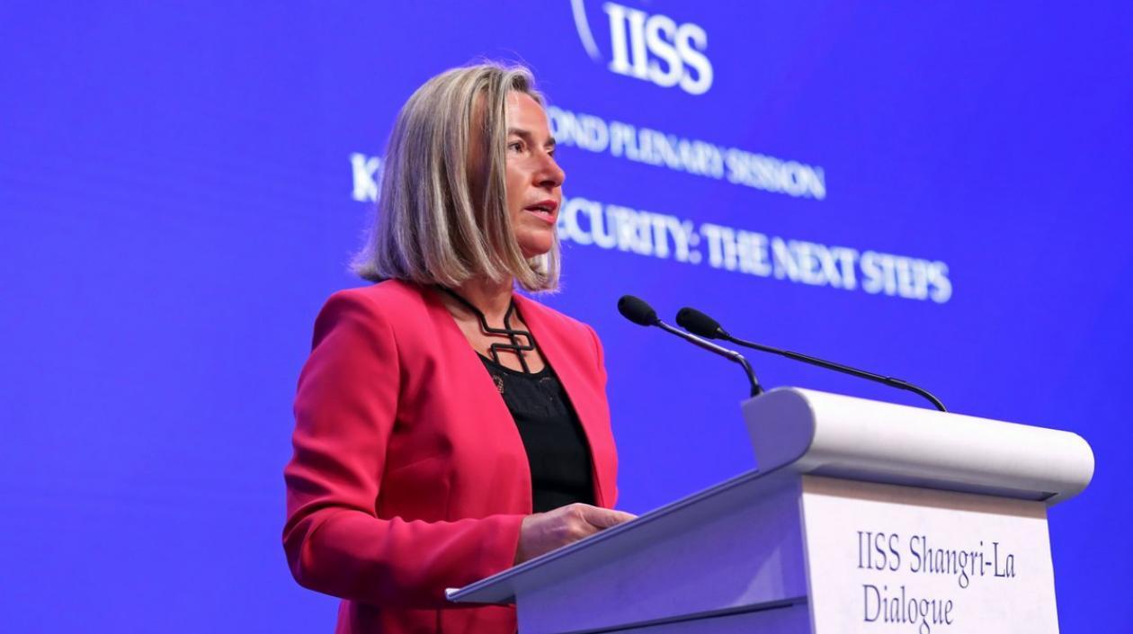 Federica Mogherini, portavoz de la UE.