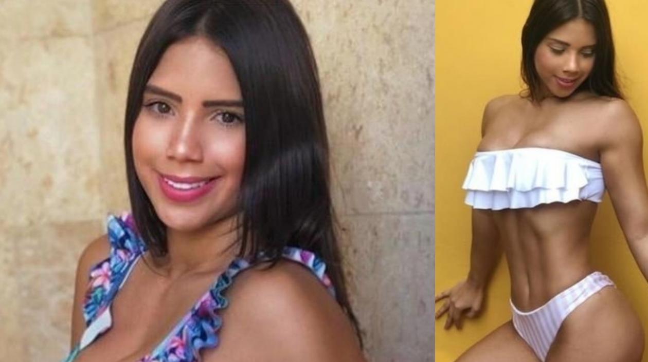 La modelo María Fernanda Aguilar.