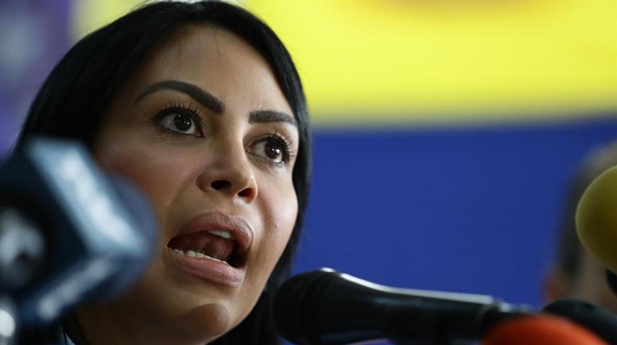 La diputada Delsa Solórzano.