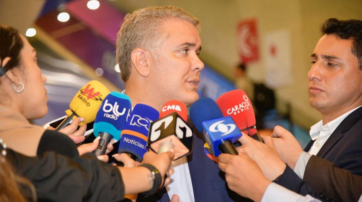 Presidente Duque dijo que 'Jesús Santrich' busca eludir la justicia.