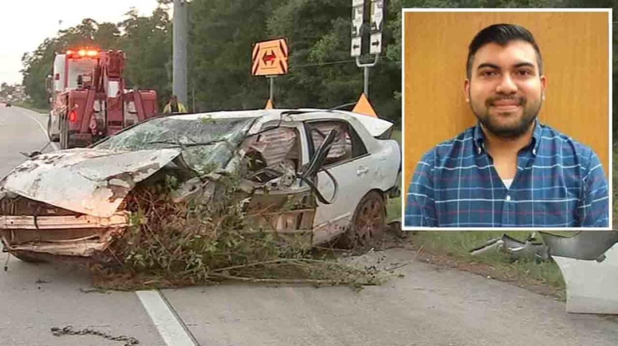José Velásquez se accidentó en su carro y permaneció 5 días herido en el bosque.