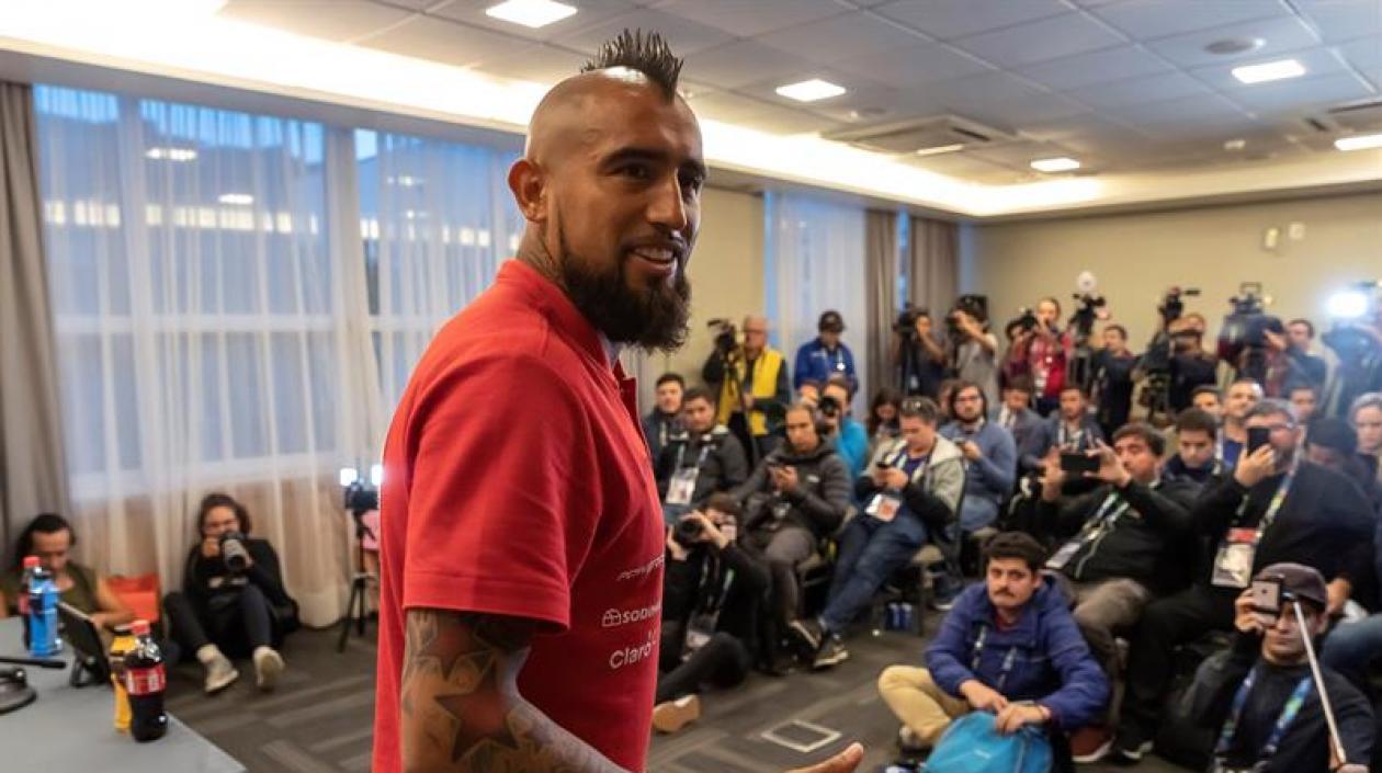 El volante Arturo Vidal.