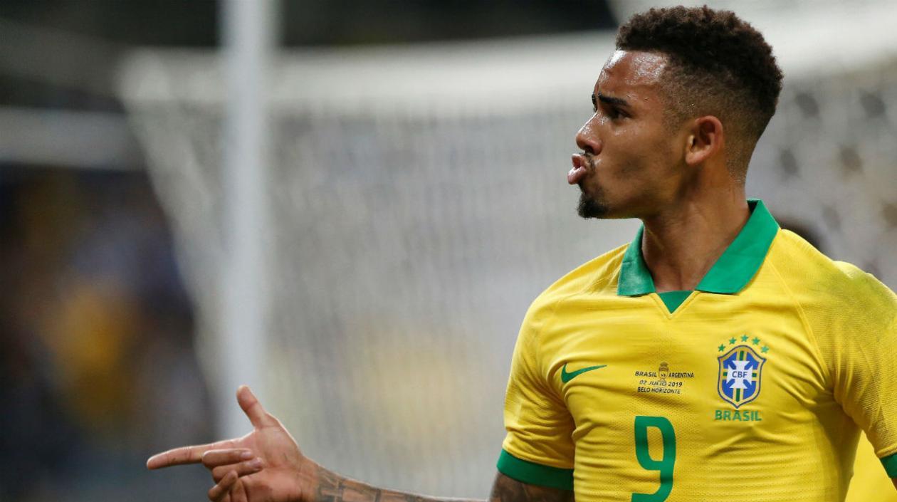 Gabriel Jesús, delantero brasileño. 