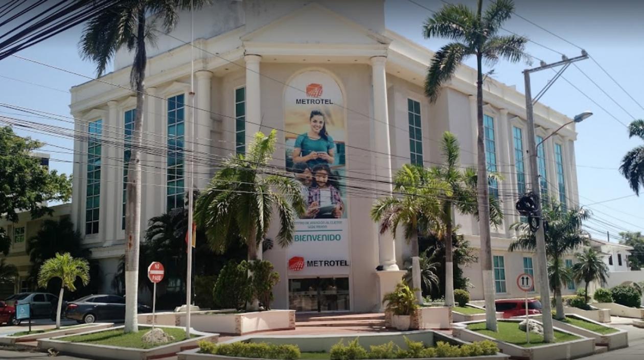 Antigua sede de Metrotel en la calle 75 con carrera 57.
