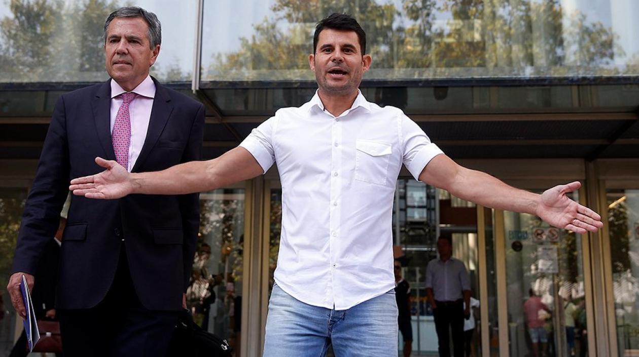 El supuesto hijo del cantante español Julio Iglesias, Javier Sánchez Santos.