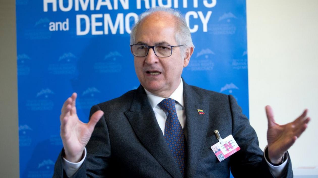 El exalcalde de Caracas, el opositor Antonio Ledezma.