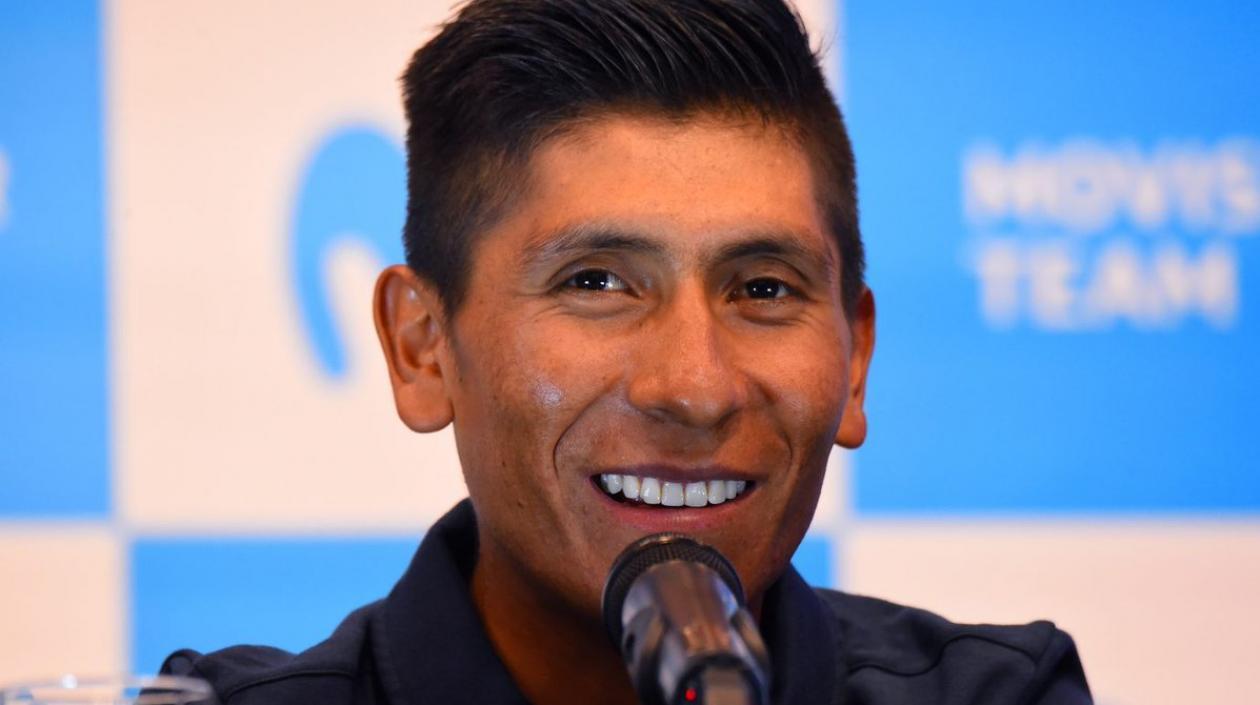 Nairo Quintana, ciclista colombiano del Movistar Team.