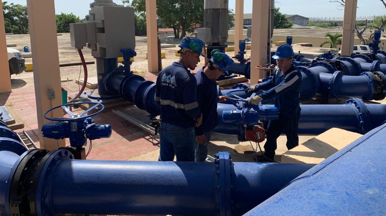 Imagen de los trabajos.